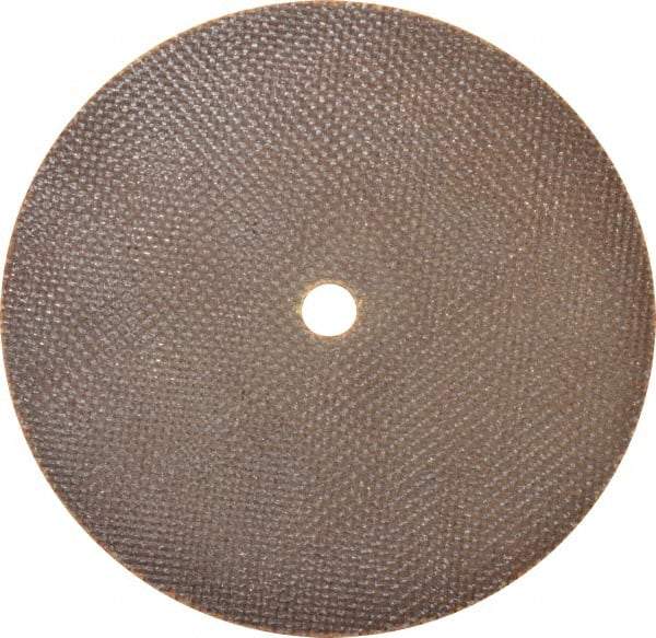 Norton - 6" 60 Grit Aluminum Oxide Cutoff Wheel - 0.06" Thick, 1/2" Arbor, 10,190 Max RPM, Use with Die Grinders - Exact Tool & Supply