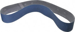 Norton - 2-1/2" Wide x 48" OAL, 80 Grit, Zirconia Alumina Abrasive Belt - Zirconia Alumina, Medium, Coated, Y Weighted Cloth Backing, Series R821 - Exact Tool & Supply