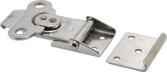 Value Collection - 3.43" Long x 2-3/4" Wide x 0.67" High, Draw Latch - Stainless Steel, with Natural Finish - Exact Tool & Supply