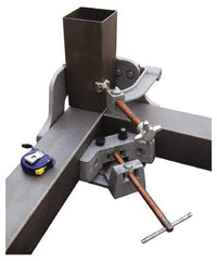 Strong Hand Tools - Fixed Angle, 3 Axes, 5.32" Long, 2-1/4" Jaw Height, 4-3/4" Max Capacity, Steel Angle & Corner Clamp - 90° Clamping Angle - Exact Tool & Supply