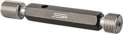 SPI - 3/4-16, Class 3B, Double End Plug Thread Go/No Go Gage - Steel, Size 3 Handle Included - Exact Tool & Supply