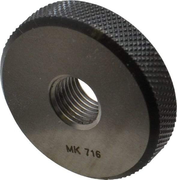 SPI - M12x1.25 Go Single Ring Thread Gage - Class 6G, Oil Hardened Nonshrinking Steel (OHNS), NPL Traceability Certification Included - Exact Tool & Supply