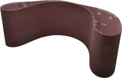 Norton - 6" Wide x 48" OAL, 60 Grit, Aluminum Oxide Abrasive Belt - Aluminum Oxide, Medium, Coated - Exact Tool & Supply