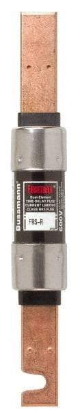 Cooper Bussmann - 300 VDC, 600 VAC, 450 Amp, Time Delay General Purpose Fuse - Bolt-on Mount, 13-3/8" OAL, 20 at DC, 200 (RMS) kA Rating, 3-1/8" Diam - Exact Tool & Supply