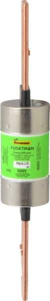 Cooper Bussmann - 300 VDC, 600 VAC, 175 Amp, Time Delay General Purpose Fuse - Bolt-on Mount, 9-5/8" OAL, 20 at DC, 200 (RMS) kA Rating, 1-13/16" Diam - Exact Tool & Supply