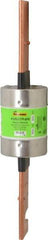 Cooper Bussmann - 300 VDC, 600 VAC, 225 Amp, Time Delay General Purpose Fuse - Bolt-on Mount, 11-5/8" OAL, 20 at DC, 200 (RMS) kA Rating, 2-9/16" Diam - Exact Tool & Supply