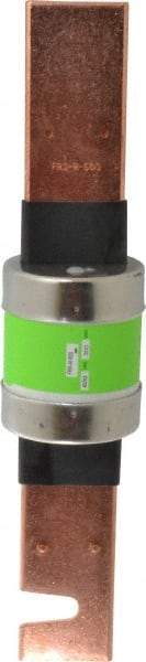 Cooper Bussmann - 300 VDC, 600 VAC, 600 Amp, Time Delay General Purpose Fuse - Bolt-on Mount, 13-3/8" OAL, 20 at DC, 200 (RMS) kA Rating, 3-1/8" Diam - Exact Tool & Supply