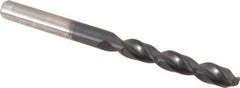 Cleveland - #16 135° Parabolic Flute Cobalt Screw Machine Drill Bit - TiAlN Finish, Right Hand Cut, 1-1/8" Flute Length, 2-3/16" OAL, Split Point, Straight Shank - Exact Tool & Supply