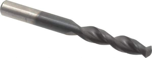 Cleveland - 0.29" 135° Parabolic Flute Cobalt Screw Machine Drill Bit - TiAlN Finish, Right Hand Cut, 1-9/16" Flute Length, 2-3/4" OAL, Split Point, Straight Shank - Exact Tool & Supply