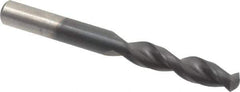 Cleveland - 0.29" 135° Parabolic Flute Cobalt Screw Machine Drill Bit - TiAlN Finish, Right Hand Cut, 1-9/16" Flute Length, 2-3/4" OAL, Split Point, Straight Shank - Exact Tool & Supply