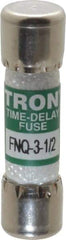 Cooper Bussmann - 500 VAC, 3.5 Amp, Time Delay General Purpose Fuse - Fuse Holder Mount, 1-1/2" OAL, 10 at AC kA Rating, 13/32" Diam - Exact Tool & Supply