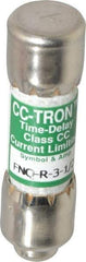 Cooper Bussmann - 300 VDC, 600 VAC, 3.5 Amp, Time Delay General Purpose Fuse - Fuse Holder Mount, 1-1/2" OAL, 200 at AC (RMS) kA Rating, 13/32" Diam - Exact Tool & Supply