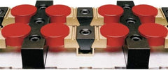 Mitee-Bite - 7/8" Width, Steel, Wedge Clamp Stock - Wedge Shaped - Exact Tool & Supply