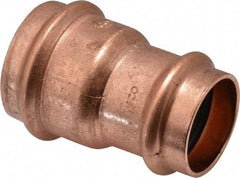 NIBCO - 1-1/4 x 1" Wrot Copper Pipe Reducer Coupling - P x P, Press Fitting - Exact Tool & Supply