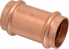 NIBCO - 1-1/2" Wrot Copper Pipe Coupling - P x P, Press Fitting - Exact Tool & Supply