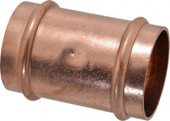 NIBCO - 2" Wrot Copper Pipe Coupling - P x P, Press Fitting - Exact Tool & Supply