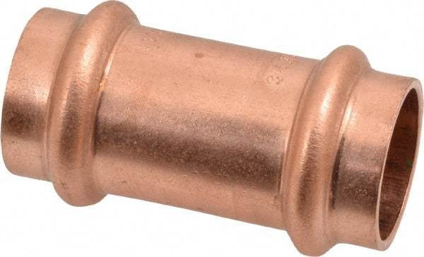 NIBCO - 3/4" Wrot Copper Pipe Coupling without Stop - P x P, Press Fitting - Exact Tool & Supply