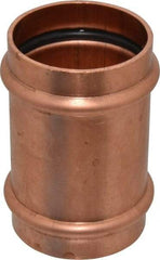 NIBCO - 2" Wrot Copper Pipe Coupling without Stop - P x P, Press Fitting - Exact Tool & Supply