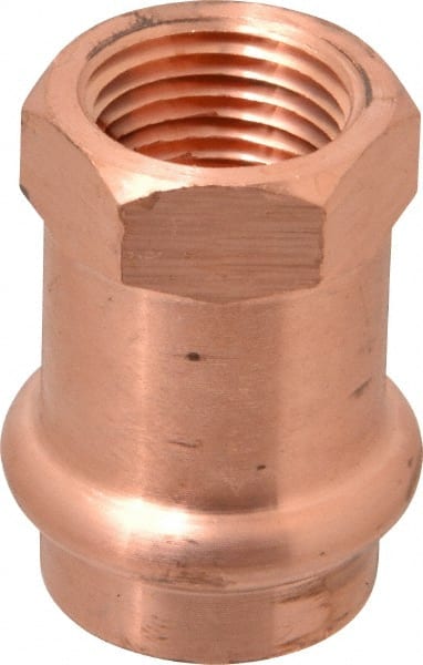 NIBCO - 3/4 x 1/2" Wrot Copper Pipe Adapter - Exact Tool & Supply