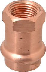 NIBCO - 3/4 x 1/2" Wrot Copper Pipe Adapter - Exact Tool & Supply