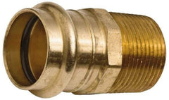 NIBCO - 1-1/4 x 1" Wrot Copper Pipe Adapter - P x M, Press Fitting - Exact Tool & Supply