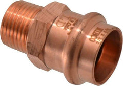 NIBCO - 3/4 x 1/2" Wrot Copper Pipe Adapter - P x M, Press Fitting - Exact Tool & Supply