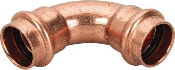 NIBCO - 3/4" Wrot Copper Pipe 90° Elbow - P x P, Press Fitting - Exact Tool & Supply