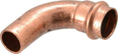 NIBCO - 3/4" Wrot Copper Pipe 90° Elbow - Ftg x P, Press Fitting - Exact Tool & Supply