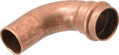 NIBCO - 1" Wrot Copper Pipe 90° Elbow - Ftg x P, Press Fitting - Exact Tool & Supply