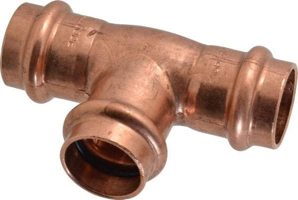NIBCO - 3/4" Wrot Copper Pipe Tee - P, Press Fitting - Exact Tool & Supply