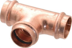 NIBCO - 1" Wrot Copper Pipe Tee - P, Press Fitting - Exact Tool & Supply