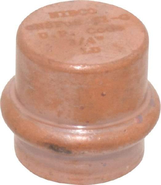 NIBCO - 3/4" Wrot Copper Pipe End Cap - P, Press Fitting - Exact Tool & Supply