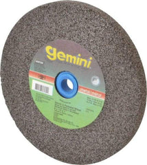 Norton - 36 Grit Aluminum Oxide Bench & Pedestal Grinding Wheel - 6" Diam x 1" Hole x 1/2" Thick, 6210 Max RPM, Very Coarse/Coarse Grade - Exact Tool & Supply