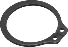 Value Collection - 0.704" Groove Diam, 3/4" Shaft Diam, Phosphate Spring Steel, Snap External Retaining Rings - 0.046" Groove Width, 0.042" Ring Thickness - Exact Tool & Supply