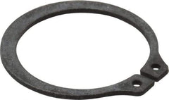 Value Collection - 0.821" Groove Diam, 7/8" Shaft Diam, Phosphate Spring Steel, Snap External Retaining Rings - 0.046" Groove Width, 0.042" Ring Thickness - Exact Tool & Supply