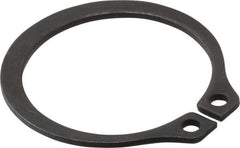 Value Collection - 0.94" Groove Diam, 1" Shaft Diam, Phosphate Spring Steel, Snap External Retaining Rings - 0.046" Groove Width, 0.042" Ring Thickness - Exact Tool & Supply