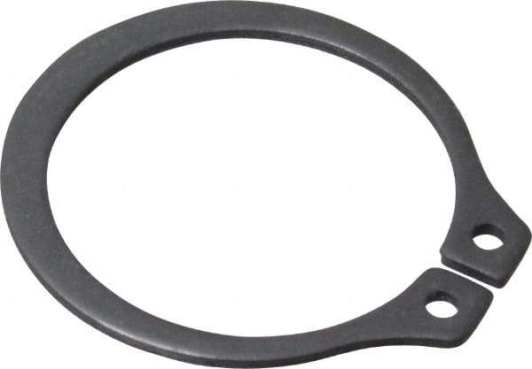 Value Collection - 1" Groove Diam, 1-1/16" Shaft Diam, Phosphate Spring Steel, Snap External Retaining Rings - 0.056" Groove Width, 0.05" Ring Thickness - Exact Tool & Supply