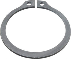 Value Collection - 1.176" Groove Diam, 1-1/4" Shaft Diam, Phosphate Spring Steel, Snap External Retaining Rings - 0.056" Groove Width, 0.05" Ring Thickness - Exact Tool & Supply
