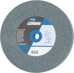 Norton - 80 Grit Silicon Carbide Bench & Pedestal Grinding Wheel - 6" Diam x 1" Hole x 3/4" Thick, 4140 Max RPM, Medium Grade - Exact Tool & Supply