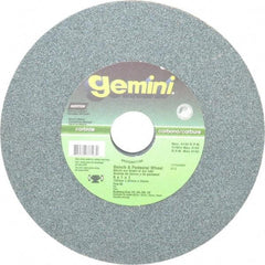 Norton - 80 Grit Silicon Carbide Bench & Pedestal Grinding Wheel - 6" Diam x 1" Hole x 1" Thick, 4140 Max RPM, Medium Grade - Exact Tool & Supply