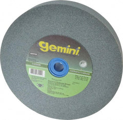 Norton - 120 Grit Silicon Carbide Bench & Pedestal Grinding Wheel - 6" Diam x 1" Hole x 1" Thick, 4140 Max RPM, Fine Grade - Exact Tool & Supply