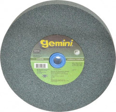 Norton - 80 Grit Silicon Carbide Bench & Pedestal Grinding Wheel - 7" Diam x 1" Hole x 1" Thick, 3600 Max RPM, Medium Grade - Exact Tool & Supply