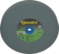 Norton - 120 Grit Silicon Carbide Bench & Pedestal Grinding Wheel - 7" Diam x 1" Hole x 1" Thick, 3600 Max RPM, Fine Grade - Exact Tool & Supply