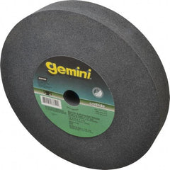 Norton - 60 Grit Silicon Carbide Bench & Pedestal Grinding Wheel - 12" Diam x 1-1/4" Hole x 2" Thick, 2070 Max RPM, Medium Grade - Exact Tool & Supply