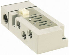 Parker - 3/8" Solenoid Valve Subbase 5599-2 - Use with H1 Series Solenoid Valves - Exact Tool & Supply