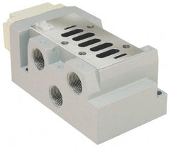 Parker - 3/4" Solenoid Valve Subbase 5599-2 - Use with H3 Series Solenoid Valves - Exact Tool & Supply