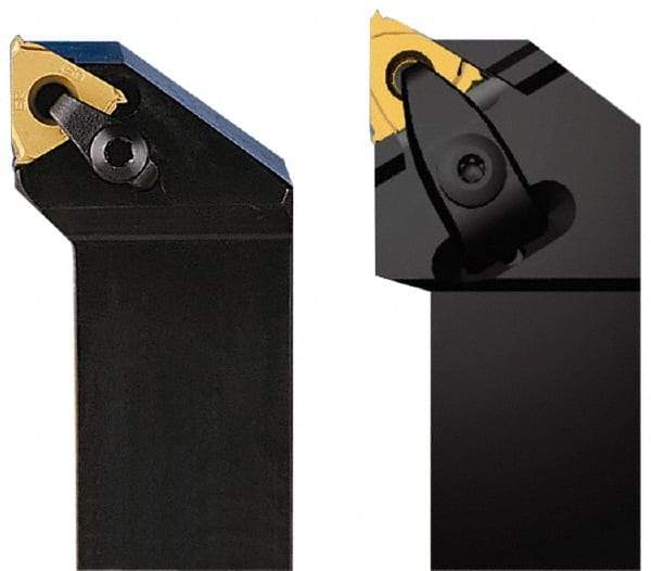 Seco - External Thread, Left Hand Cut, 1" Shank Width x 1" Shank Height Indexable Threading Toolholder - 6" OAL, 22EL Insert Compatibility, CE Toolholder - Exact Tool & Supply