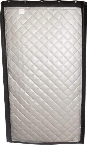 Singer Safety - 8' Long x 48" Wide, Fiberglass Panel - ASTM E-84 Specification, Metallic Gray - Exact Tool & Supply