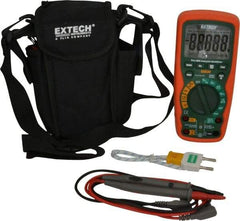 Extech - EX530, CAT IV, 1,000 VAC/VDC, Digital True RMS Multimeter - 40 mOhm, Measures Voltage, Capacitance, Current, Frequency, Resistance, Temperature - Exact Tool & Supply