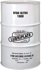 Lubriplate - 55 Gal Drum, Synthetic Gear Oil - 15°F to 400°F, 4900 SUS Viscosity at 100°F, 372 SUS Viscosity at 210°F, ISO 1000 - Exact Tool & Supply